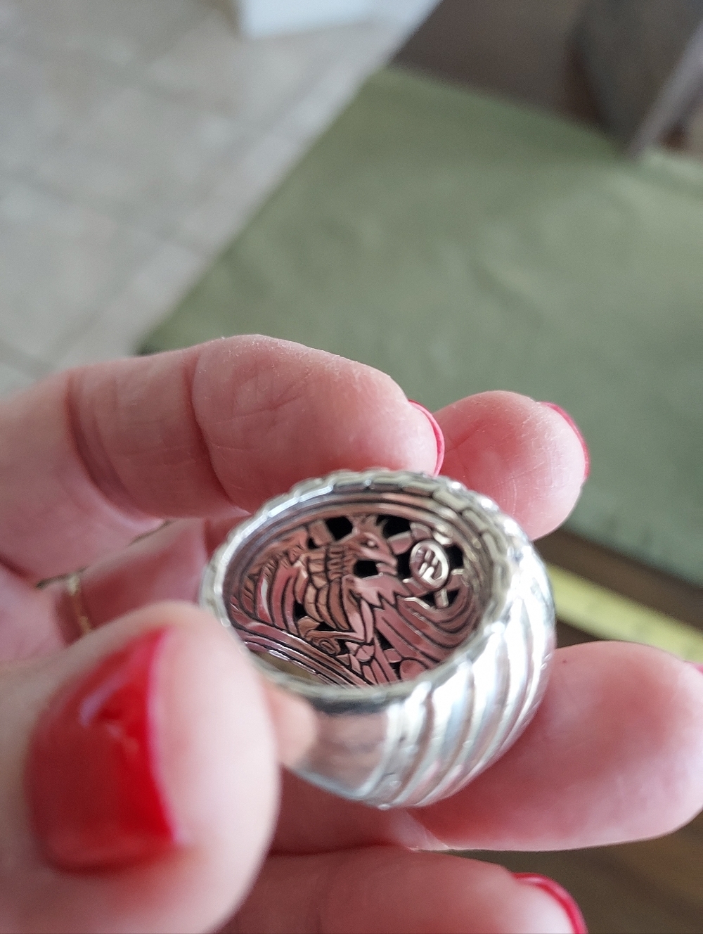 John Hardy Bedeg Dome Ring Size 7 - Picture 6 of 6